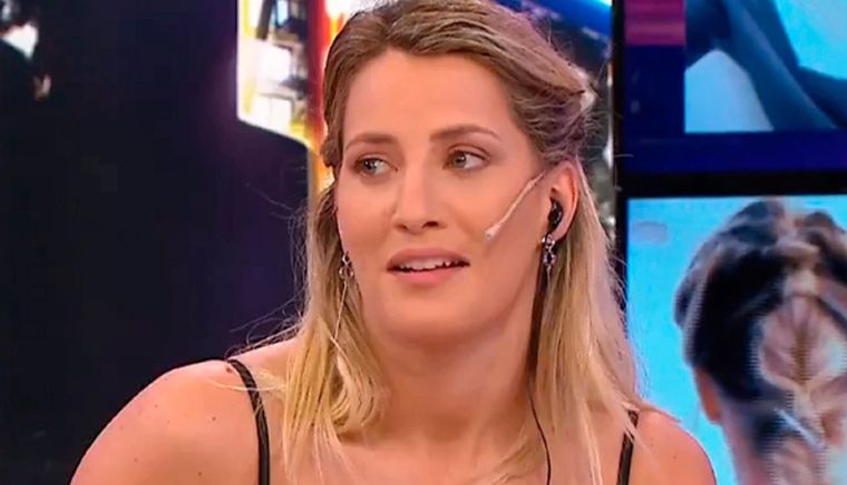 La golpearon Mica Viciconte recibió un golpe haciendo deporte.