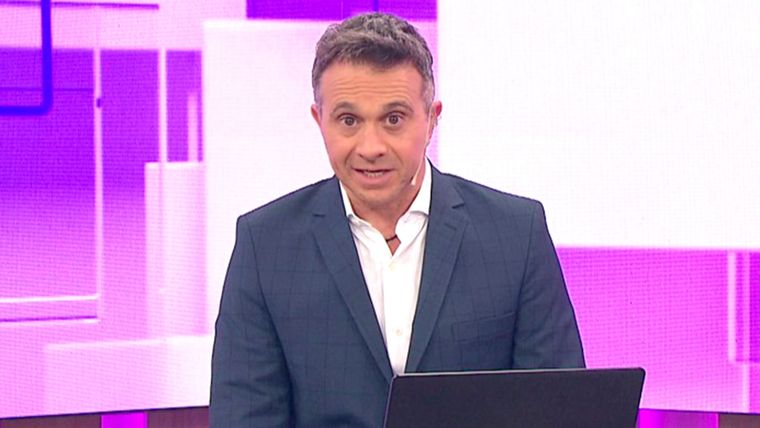 Sergio Lapegüe debuta en canal América. Foto: Captura de video TN