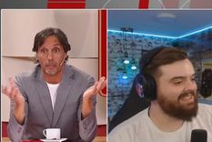 Tenso cruce en vivo. Foto: Captura