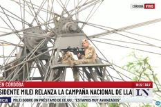 El operativo de seguridad para controlar el acto de Javier Milei en Córdoba incluyó francotiradoes.