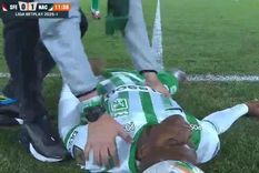 Andrés Román se desplomó en pleno partido en Colombia. Foto: Win Sports