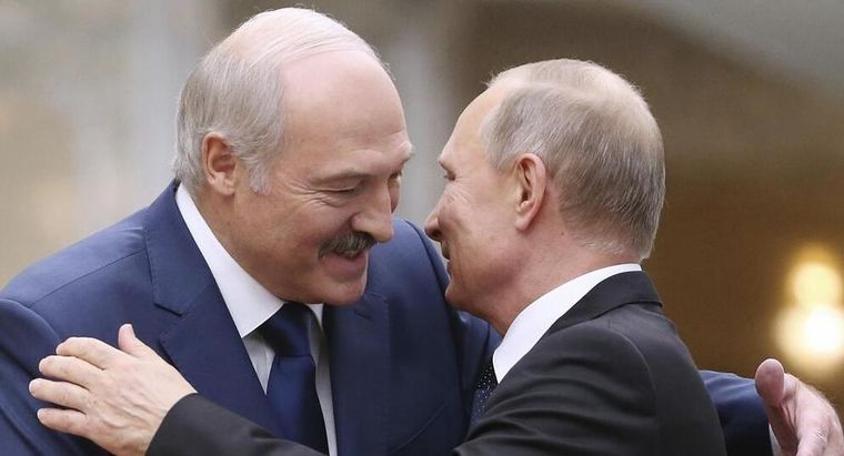 Lukashenko y Putin, aliados estratégicos contra Occidente. Foto: DPA