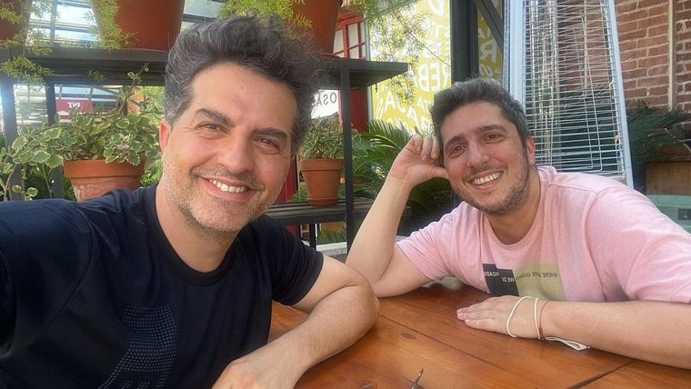 Ángel de Brito junto a Jey Mammon en sus años de fuerte amistad.