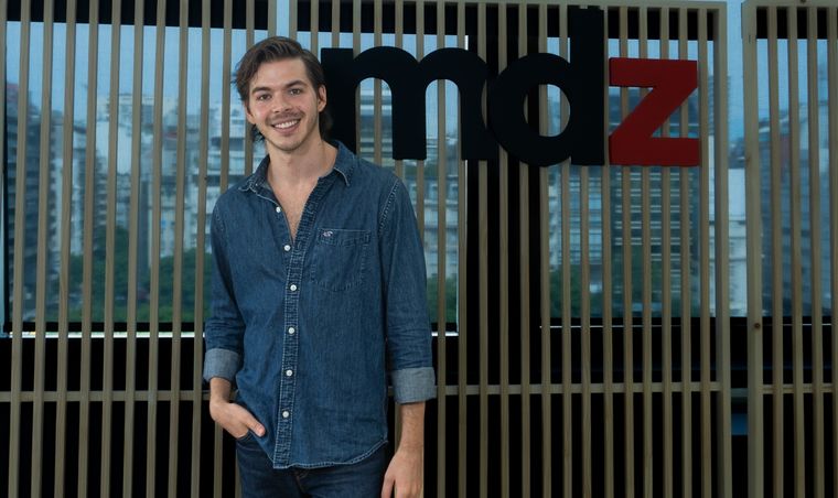 Franco Piffaretti encarna al personaje de Nicolás en la serie Espartanos Foto: Agustín Tubio/MDZ