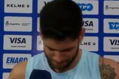 El desconsuelo de Garino. Foto: Captura El desconsuelo de Garino. Foto: Captura