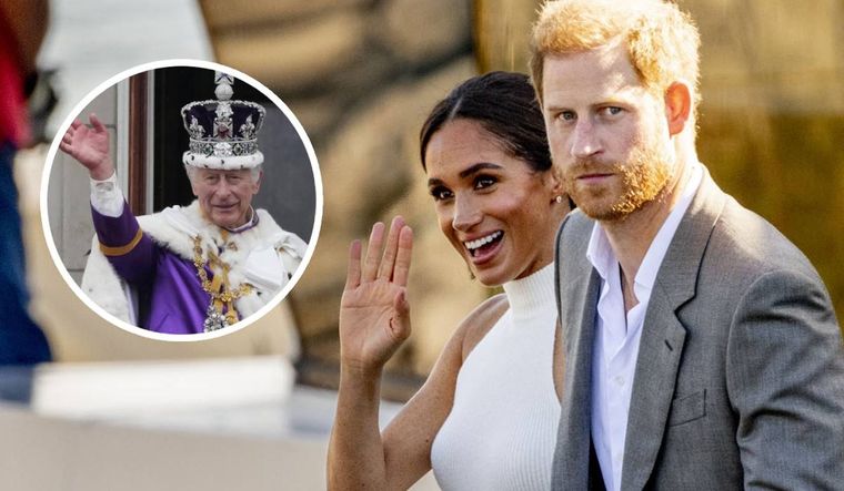 El príncipe Harry y Meghan Markle quieren acercarse al rey Carlos III.