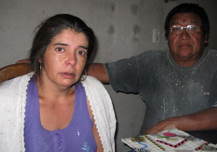 Sandra Scala, junto a su marido Hugo Sebastián Castillo.