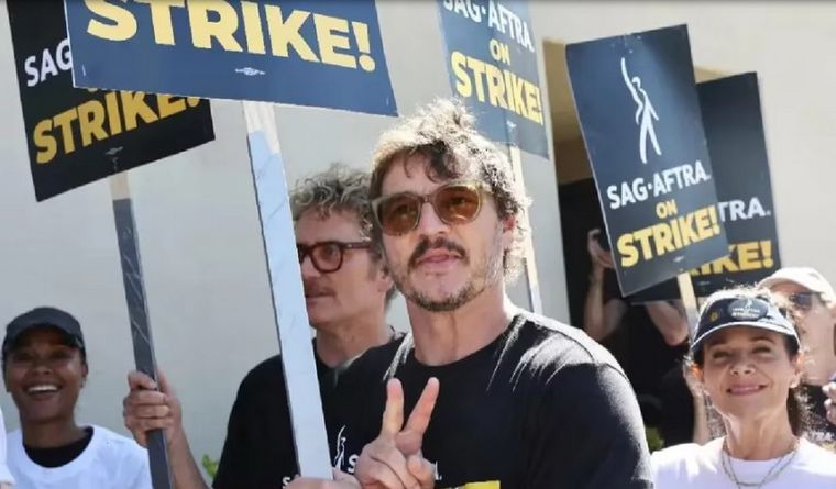 Pedro Pascal, una celebridad que apoyó la huelga de actores. Foto: Efe.
