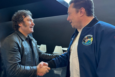 Un saludo que se hizo esperar. Javier Milei visitó a Elon Musk Foto: Archivo
