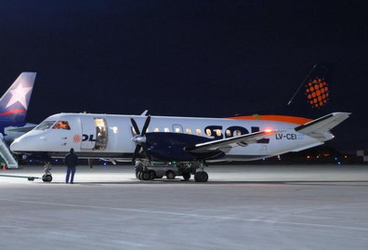 El avión de la tragedia.