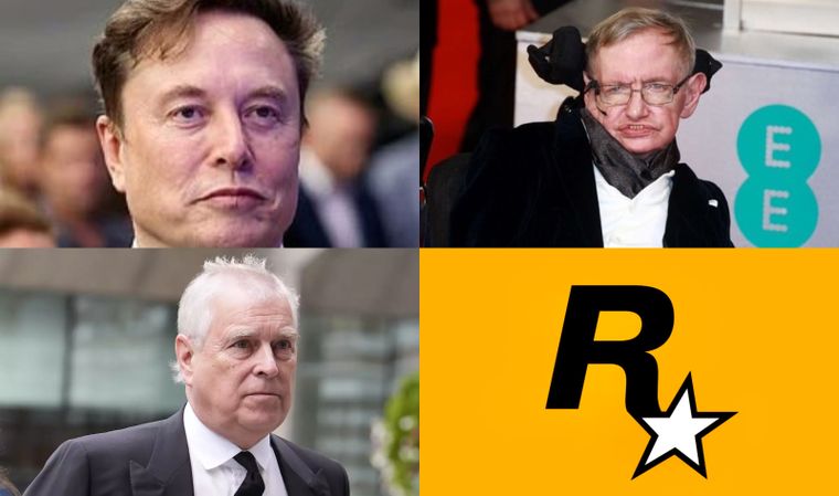 Caso Jeffrey Epstein: Elon Musk, Stephen Hawking, el expríncipe Andrés y los dueños del GTA, en la mira.