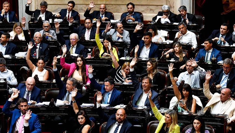 La ley ómnibus continuará debatiéndose en el Congreso Foto: Télam