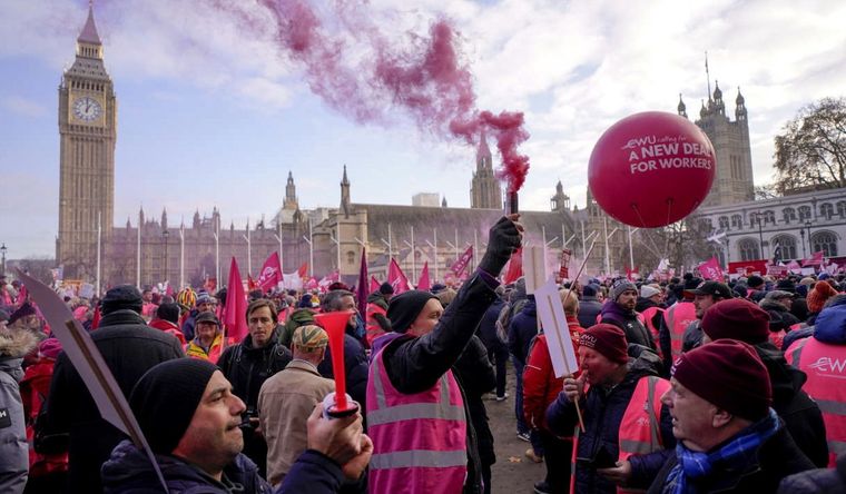 La situación económica, motivo de la huelga. Foto: LM.