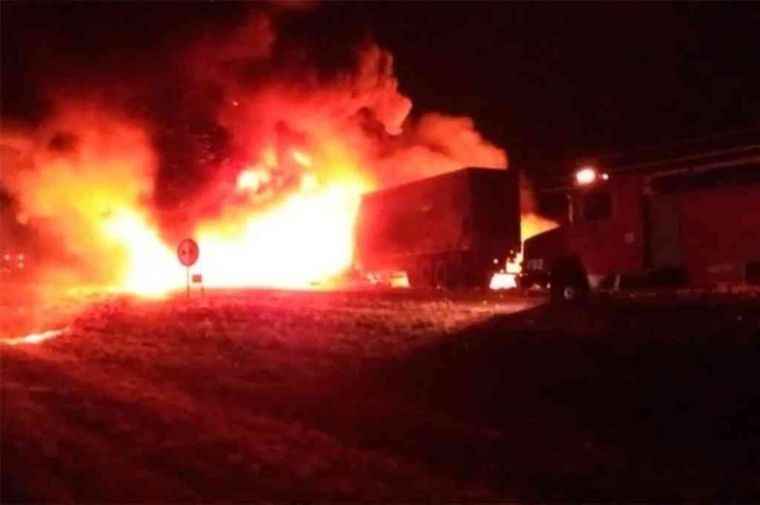 Las llamas llegaron a los pastizales Foto: El Litoral