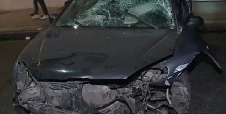 Así quedó el vehículo tras el accidente