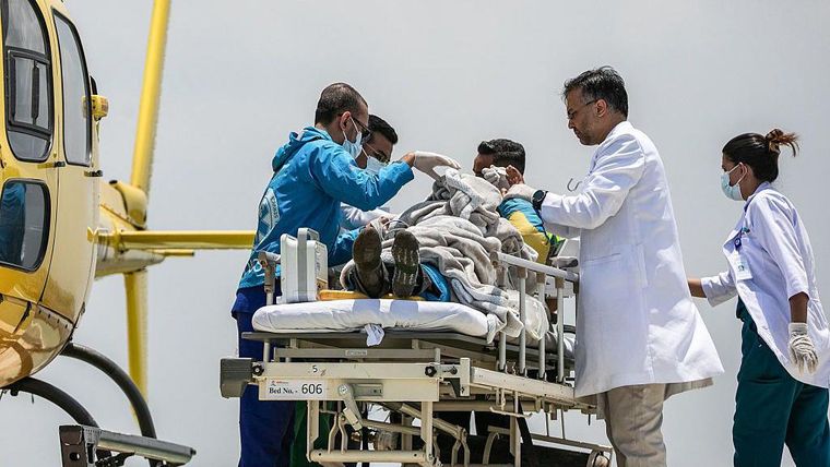 Dawa fue trasladado a un hospital en Katmandú.