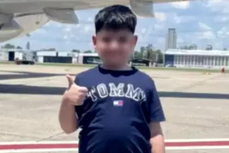 Bastian, el nene accidentado en Pinamar.