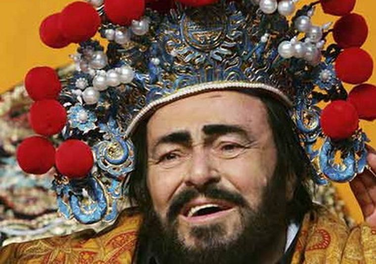 Luciano Pavarotti, uno de los tenores más grandes del mundo.
