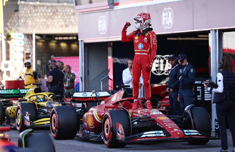 Charles Leclerc y su familia vivirán un día muy especial. Foto: EFE