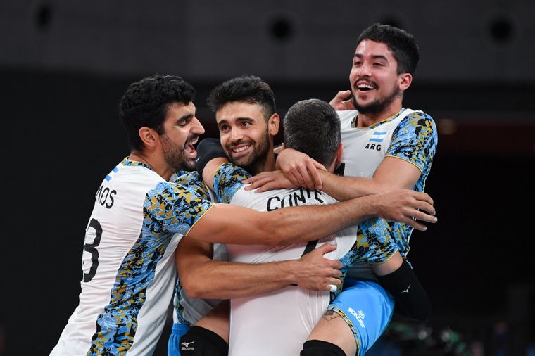 El vóley argentino viene de hacer historia en Tokio. Foto: Télam