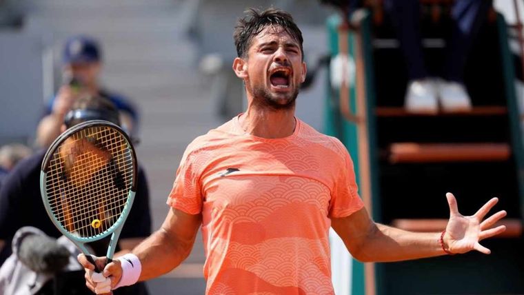 Mariano Navone cayó ante el italiano Lorenzo Musetti (8°) en la tercera ronda de Roland Garros