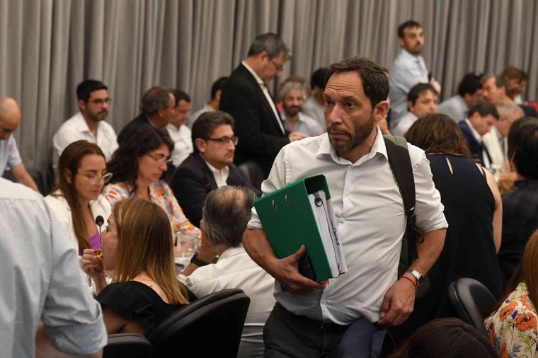 Diputados La oposición colaborativa analiza los cambios. Crédito: Télam Foto: Telam
