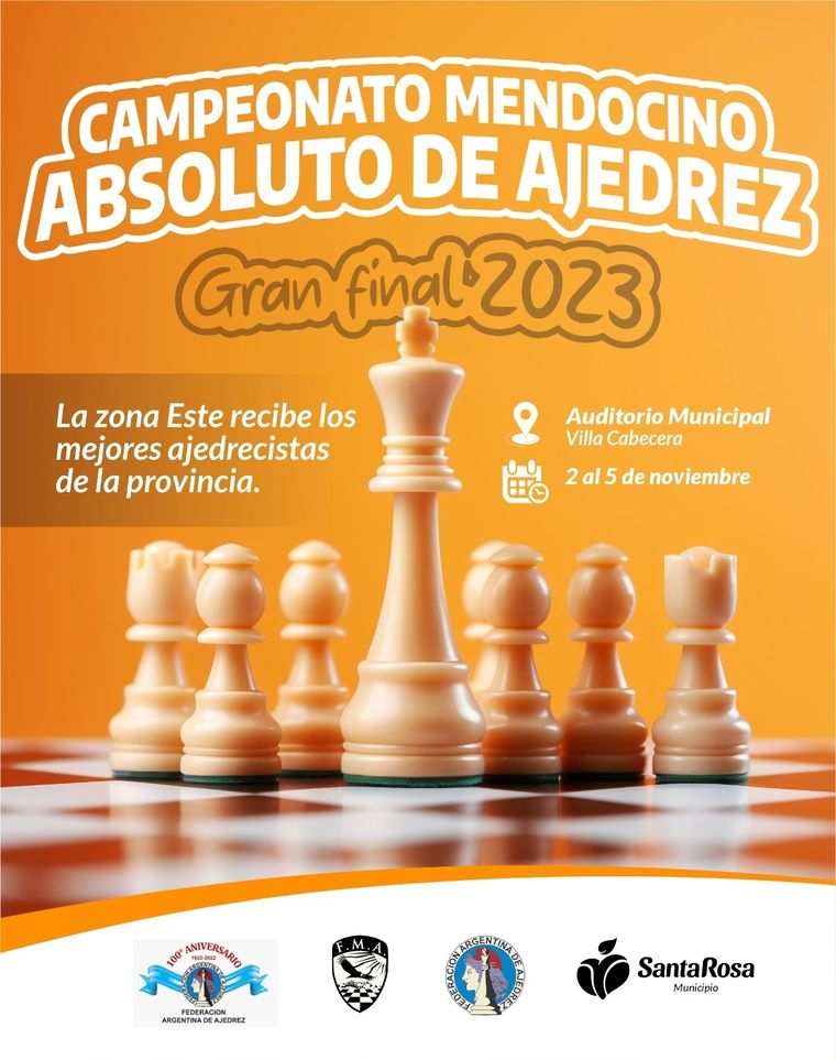 “Campeonato Mendocino de Ajedrez In Memoriam Eduardo Hualpa” Foto: Gentileza.