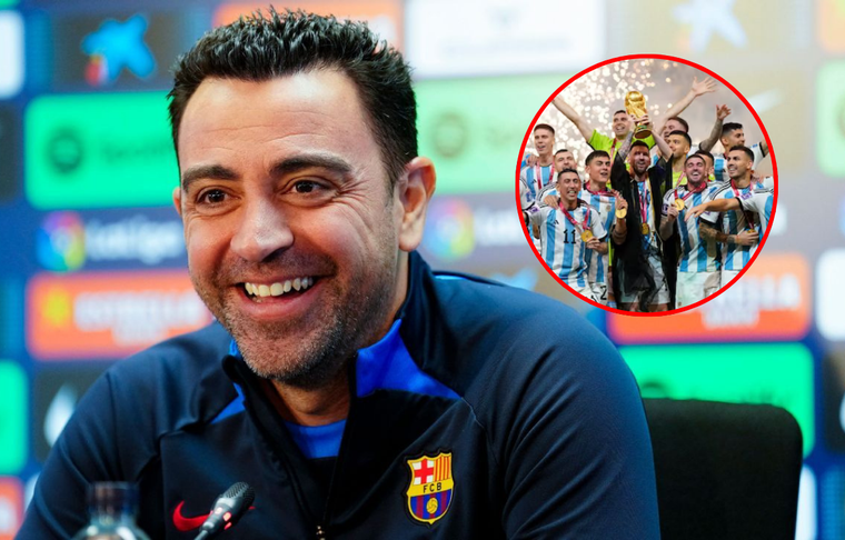 Xavi tendrá a un argentino campeón del mundo en su plantel. Foto: Archivo