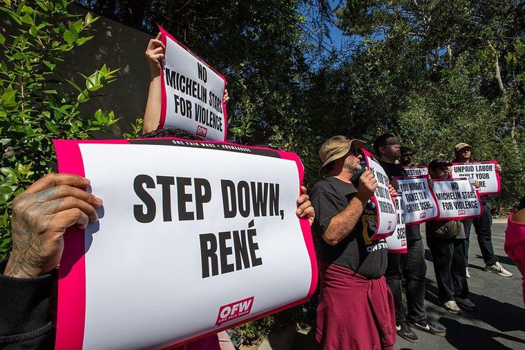 Esta semana se realizaron varias protestas cuando estaba a punto de abrir una residencia gastronómica temporal en Los Ángeles.