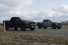RAM TRX vs Ford F-150 Raptor R