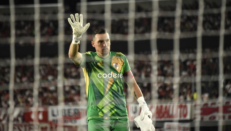 Armani habló post triunfo ante Lanús. Foto: Juan Mateo Aberastain Zubimendi / MDZ.