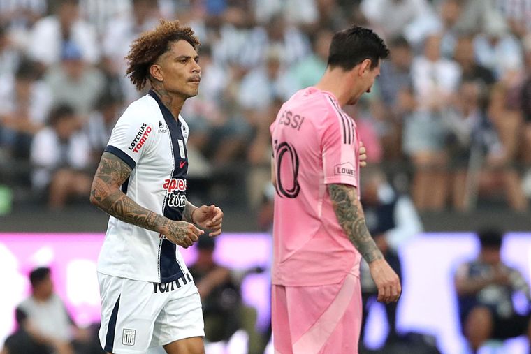 Paolo Guerrero convirtió un doblete para la victoria de Alianza Lima sobre el Inter Miami de Lionel Messi.