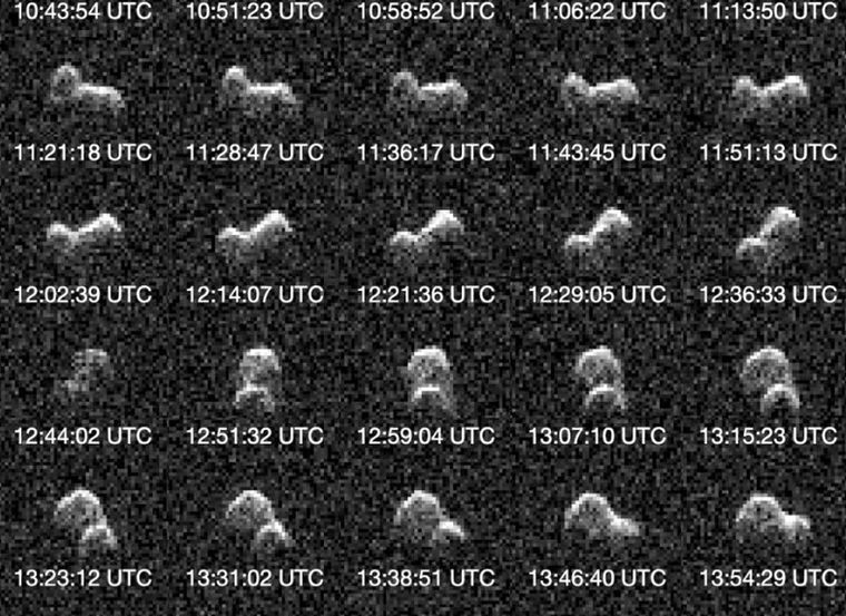 El asteroide 1997 QK1, imágenes de la NASA. Foto Dpa El asteroide 1997 QK1, imágenes de la NASA. Foto Dpa