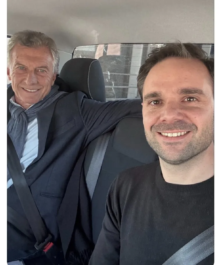 Mauricio Macri y Gabriel Pradines