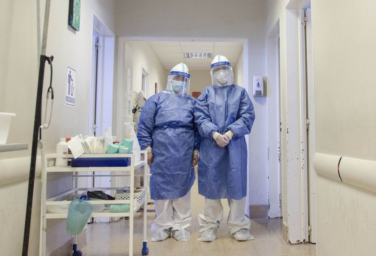 Uno de los hospitales más importantes de Buenos Aires anunció que no tuvo ningún nuevo caso de coronavirus este jueves. Foto: Télam