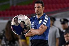 Scaloni y su esposa Lionel lleva una vida familiar muy tranquila con Elisa