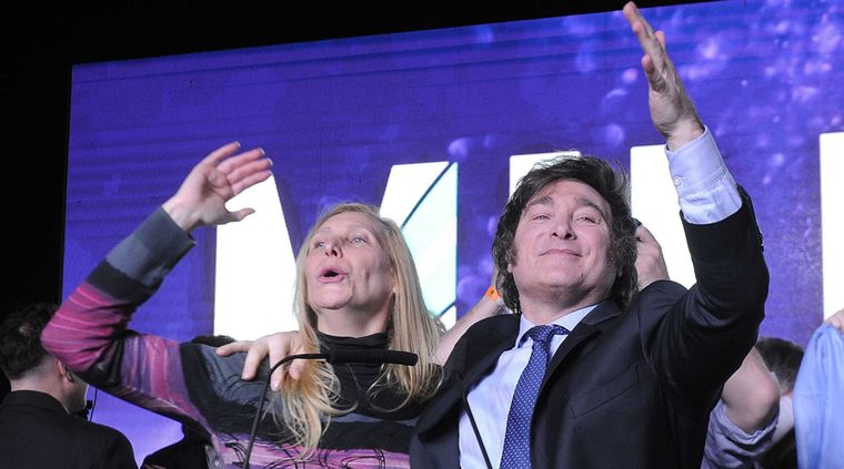 Javier Milei sorprendió con su gran desempeño electoral en las PASO Foto: Télam