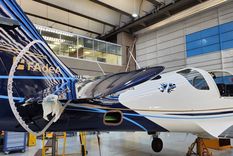 El IA-100B producido por la Fábrica Argentina de Aviones. Foto: FAdeA