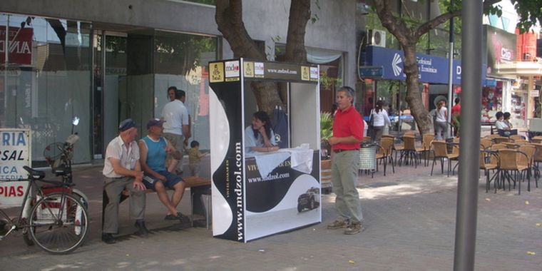 Promoción del Dakar en Tunuyán. Foto: Ulises Naranjo / MDZ.