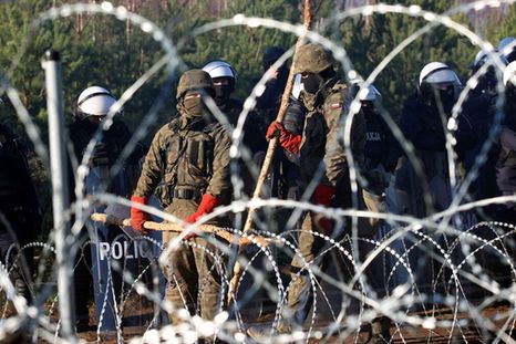 La frontera entre Polonia y Bielorrusia está militarizada y será cerrada. Foto: Efe. La frontera entre Polonia y Bielorrusia está militarizada y será cerrada. Foto: Efe.