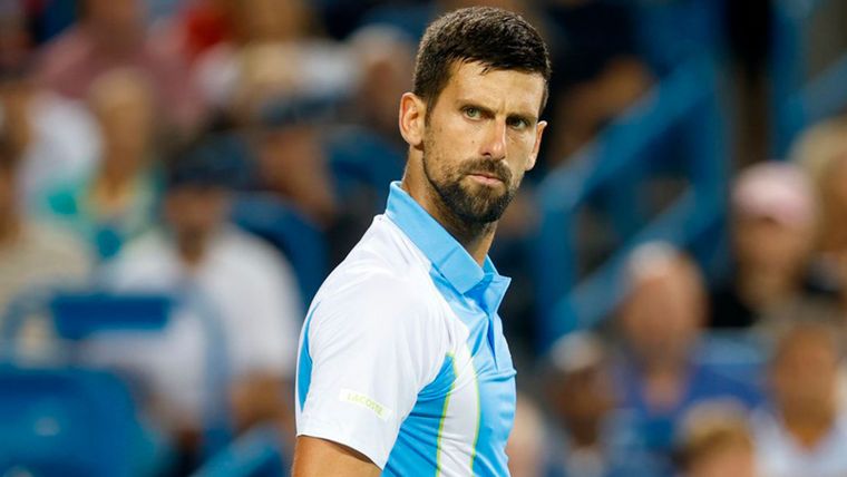 Djokovic avanza en el Masters 1000 de Cincinnati y llega afilado al US Open Foto: @cincytennis