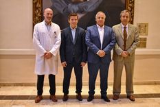 Miguel Marino, Andrés Lombardi, Alejandro Gullé y Enrique Thomas. Foto: Prensa Legislatura de Mendoza