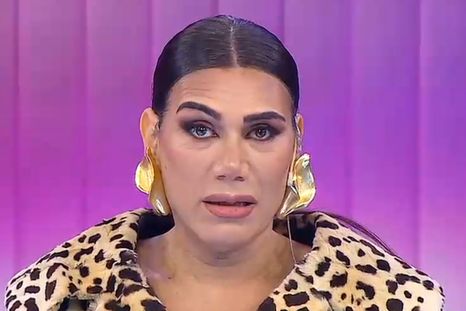 La comediante habló sin pelos en la lengua. Foto: captura de video/ El Nueve. La comediante habló sin pelos en la lengua. Foto: captura de video/ El Nueve.