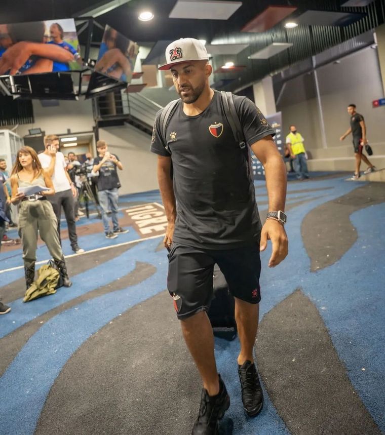 Wanchope ingresó en el complemento. Foto: Colón de Santa Fe