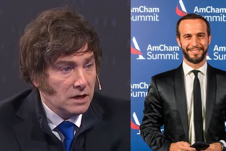 El mandatario cruzó a otro periodista. El mandatario cruzó a otro periodista.