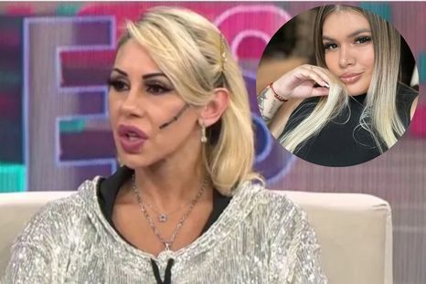 Mónica Farro fue una de las famosas que acusó a Morena Rial de haberle robado. Foto: Captura El Nueve e Instagram @moreerial.