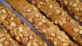 Receta de grisines con sésamo Receta de grisines con sésamo