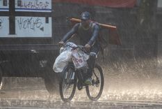 La ciclogénesis trajo fuertes tormentas y vientos. Foto: NA