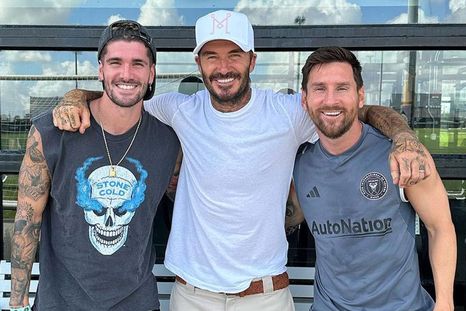 David Beckham expresó su felicidad por el arribo de Rodrigo De Paul a Inter Miami. David Beckham expresó su felicidad por el arribo de Rodrigo De Paul a Inter Miami.