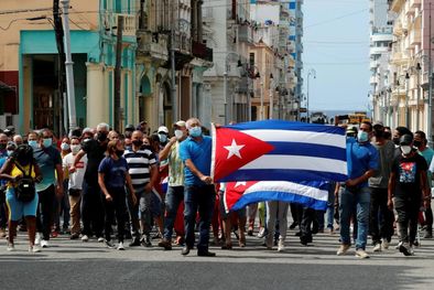 MDZol | Cuba vive jornadas de protestas, pero la dictadura tiene expertise en copar las calles y acallar reclamos. Foto: Getty images